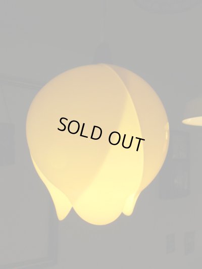 画像2: 照明◇電笠◇昭和レトロ◇イエロー◇チューリップ型◇松下電器◇ナショナル