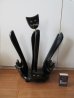 画像10: 黒猫◇スリッパ立て◇木製◇モダン