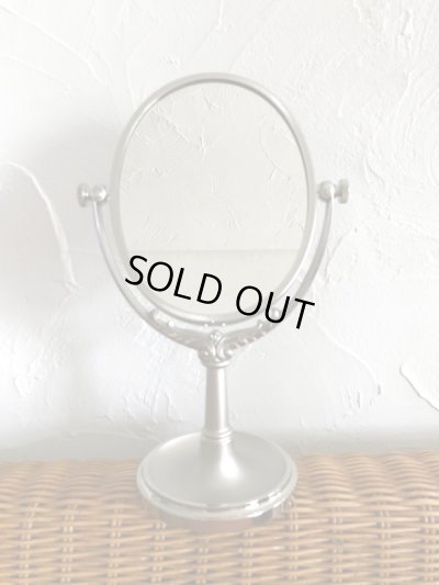 画像4:  資生堂◇花椿会◇ミラー◇唐草模様◇アンティーク◇難アリ