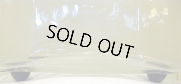 画像3: 金魚鉢◇水槽◇透明◇ブルーの脚付◇大きめ (3)