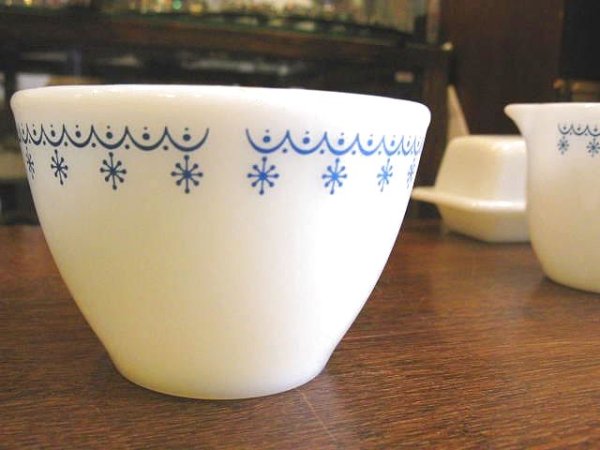 画像3: オールドパイレックス◇コーニング社◇スノーフレイク◇シュガー (3)