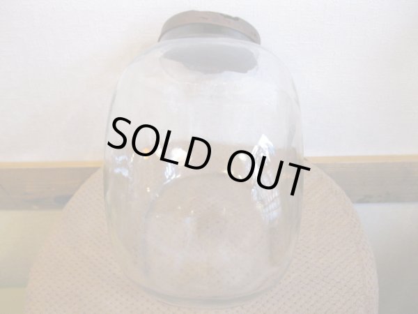 画像7: 菓子瓶◇ガラス瓶◇猫瓶◇ブリキの蓋◇レトロ◇アンティーク (7)