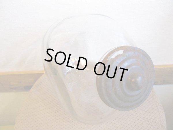 画像5: 菓子瓶◇ガラス瓶◇猫瓶◇ブリキの蓋◇レトロ◇アンティーク (5)