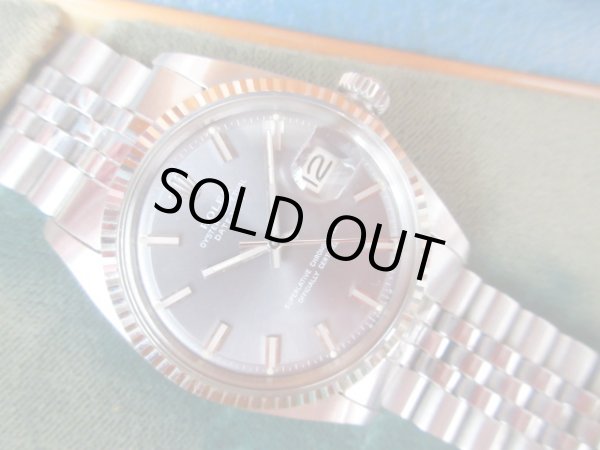 画像2:  ROLEX◇OYSTER◇PERPETUAL◇DATEJUST◇ロレックス◇オイスター◇パーペチュアル◇デイトジャスト◇クロノメーター◇WGベゼル◇１６０１◇1972年〜1973年製◇デッドストック◇グレー文字盤  (2)