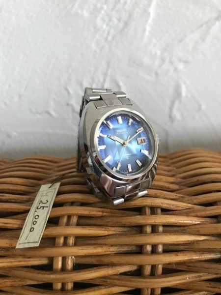 画像1: SEIKO◇セイコー◇自動巻◇17石◇五面カットガラス◇ブルーグラデーション文字盤◇レディース (1)